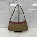 Gucci Red GG Heart GG Charm One Shoulder Pouch, photo 3