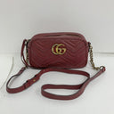 Gucci Red Marmont 447632 Camera Chain Shoulder
