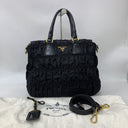 Prada Black Gather Bag