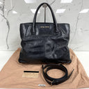 Miu Miu Black Leather Tote, photo 3