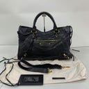 Balenciaga Black City W/mirror Black GHW