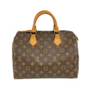 Louis Vuitton Brown Coated Canvas Speedy 30 Monogram Handbag