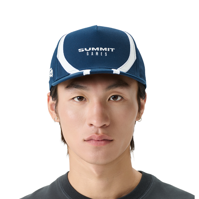 Summit Games Contrast Panel Baseball Cap Maritime Blue