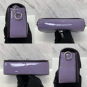 Coach Patent Ce761 Studio Baguette Purple