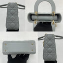 Dior Lady Blue Abc Dior Small Nylon Interior Shoulder