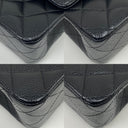 Chanel Matelasse Caviar Skin Classic W Double Flap Medium 25Cm GHW Black