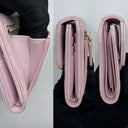 Chanel SLG Matelasse Caviar Trifold Compact Wallet Pink GHW No Card No.31