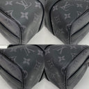 Louis Vuitton Monogram Black Leather Eclipse Keepall XS Shoulder