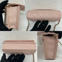 Chanel Caviar Skin Wallet On Cain Shoulderbag Pink, photo 4