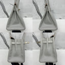 Hermès Birkin 30 Gris Perle/Guilloche Hardware Tadelart Stamp Square R (2014)