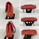 Chanel Classic Flap Patent 25cm Medium Double Flap Pink, photo 4