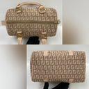 Fendi Beige Zucca Canvas Mini Boston Hand, photo 4