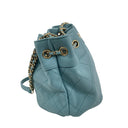 Chanel Light Blue Lambskin CC Drawstrings Chain Shoulder, photo 4