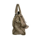 Balenciaga Brown Goatskin Giant City