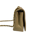 Chanel Beige Calfskin Single Flap Chain Shoulder, photo 4