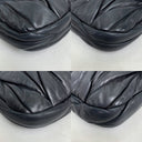 Miu Miu Black Leather Gather Chain Wristlet Clutch, photo 5