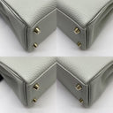 Hermès Kelly 25 Gris Neve Togo Stamp B (2023)