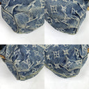 Louis Vuitton Blue Denim Monogram Pleaty Mini