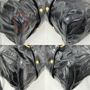 Miu Miu Black Leather Vitello Lux Tote Hand, photo 5