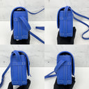 Goyard Blue Belvedere 3Pm Shoulder Bag