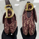 Dior Red Saddle Oblique Medium Shoulder