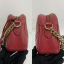 Gucci Red Marmont 447632 Camera Chain Shoulder