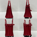 Saint Laurent Sac de Jour Croc Emboss Red, photo 5