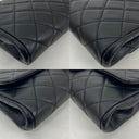Chanel Lambskin Chain Clutch Flap SHW No.17 W/card