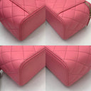 Chanel Vanity Lambskin Chain Shoulder Pearl Crush GHW Pink No.32 (w/card)