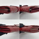 Dior Red Cannage Patent Wallet On Chain Red