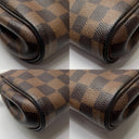 Louis Vuitton Damier Brown Leather Pochette Eva (no Leather Strap)