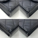 Chanel Black Lambskin Mini Top Handle Chain Shoulder