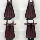 Saint Laurent Maroon 355153 Sac De Jour Small Hand Bag (no Key)
