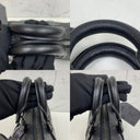 Louis Vuitton Monogram Black Leather Eclipse Keepall XS Shoulder
