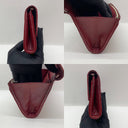 Dior Red Cannage Wallet On Chain Woc Patent Red