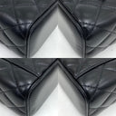 Chanel Black Matelasse Mini Vanity Chain Crush Shoulder W/mirror W/card No.31 10Cm