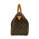 Louis Vuitton Brown Coated Canvas Speedy 30 Monogram Handbag