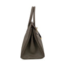 Hermès Grey Epsom Calfskin Gold Plated Metal Birkin 30 Stamp C Handbag C, photo 5