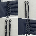 Dior Saddle Wallet On Chain Smooth Leather Black, photo 6