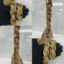 Chanel Matelasse 2022Ss Thick Chain Shoulder Beige GHW