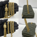Chanel Army Green Vanity Pillow Crush Vanity GHW /