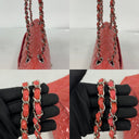 Chanel Classic Flap Patent 25cm Medium Double Flap Pink, photo 6