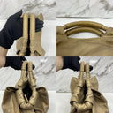 Loewe Gold Metallic Handbag Nappa Aire