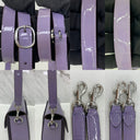Coach Patent Ce761 Studio Baguette Purple