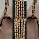 Chanel Caviar Skin Wallet On Cain Shoulderbag Pink, photo 6