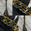Chanel Black Classic Flap Vintage Maxi Lambskin Single Flap Chain One Shoulder, photo 6