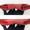 Chanel Red Caviar Skin Long Wallet SHW