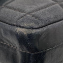 Chanel Black Lambskin Chocolate Bar Chain Shoulder
