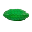 Bottega Veneta Green Lambskin Intrecciato Mini Jodie Handbag