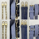 Dior Blue Lady Mini Denim D-joy